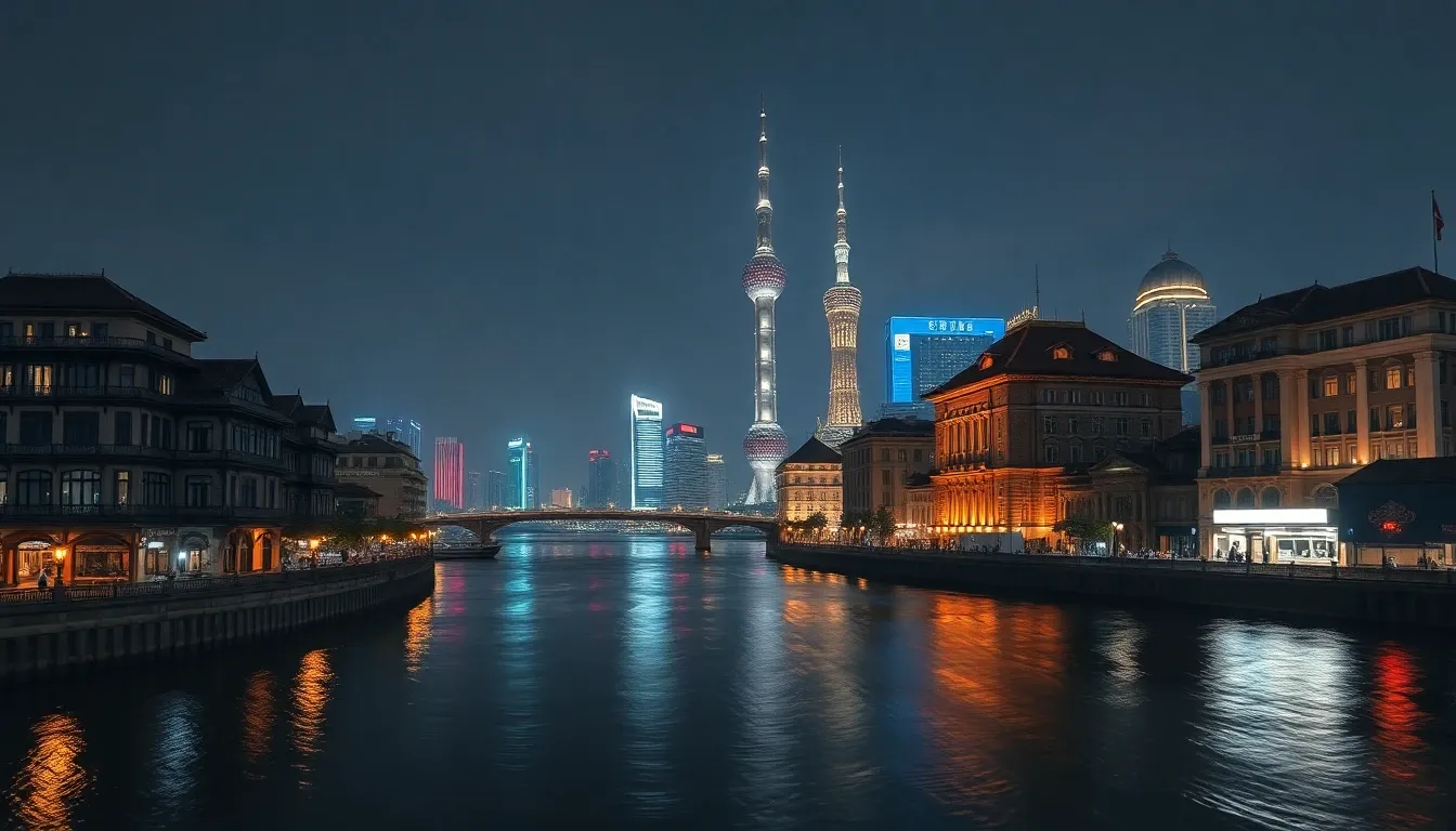 Shanghai Bund Night - filming location in China
