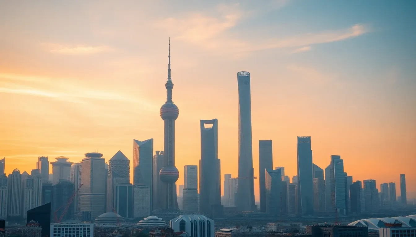Pudong Skyline - filming location in China