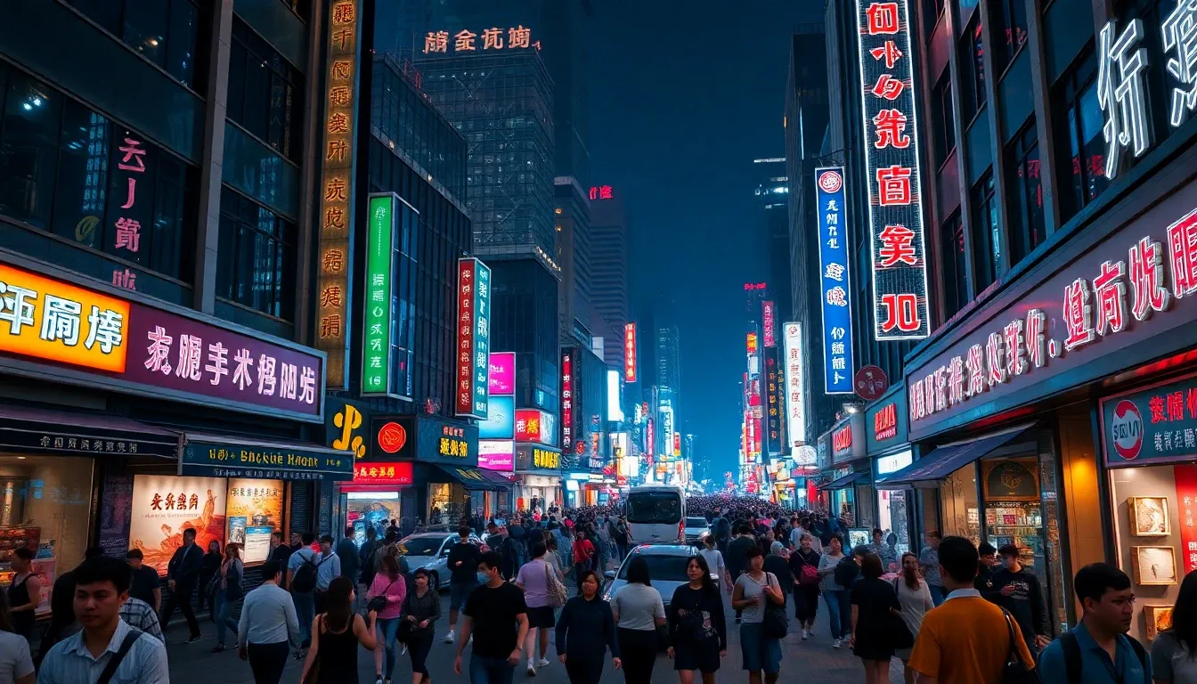 Nanjing Road - filming location in China