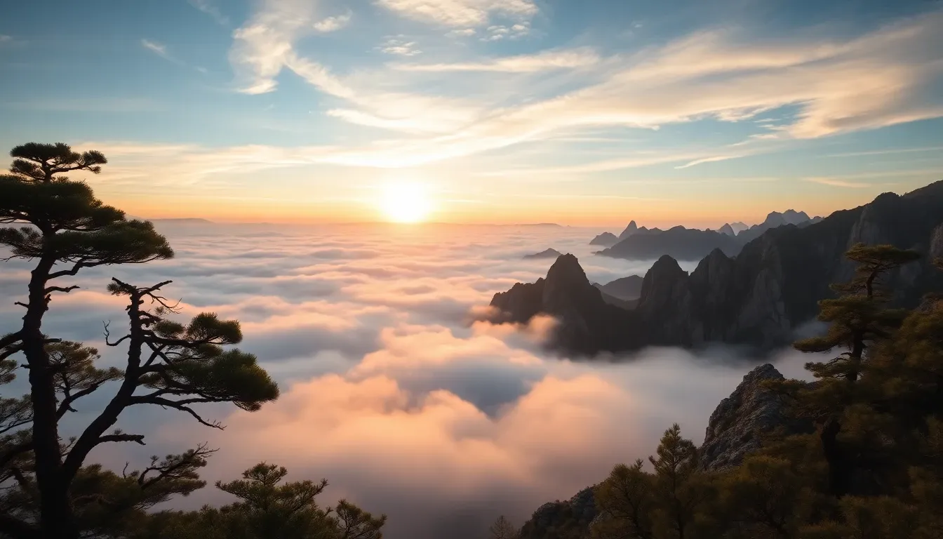 Huangshan Mountains - filming location in China
