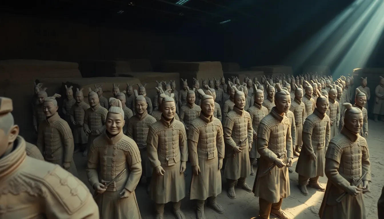 Terracotta Warriors - filming location in China